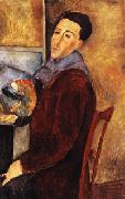 Amedeo Modigliani self portrait oil on canvas